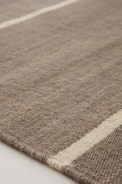Ullmattor|Jotex LORI STRIPE 01 Ullmatta 200x300 Cm Grå/naturvit