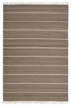 Ullmattor|Jotex LORI STRIPE 01 Ullmatta 200x300 Cm Grå/naturvit