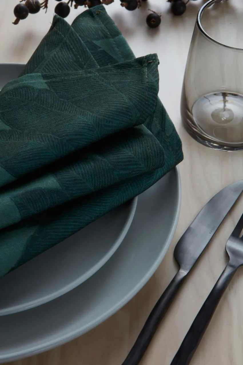 Servetter|Juldukning|Jotex LOUIS Servett 4-pack Grön