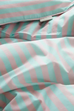 Barnsängkläder|Jotex LOUSA BABY Påslakanset Vagn/vagga - Ekologisk Rosa/blå