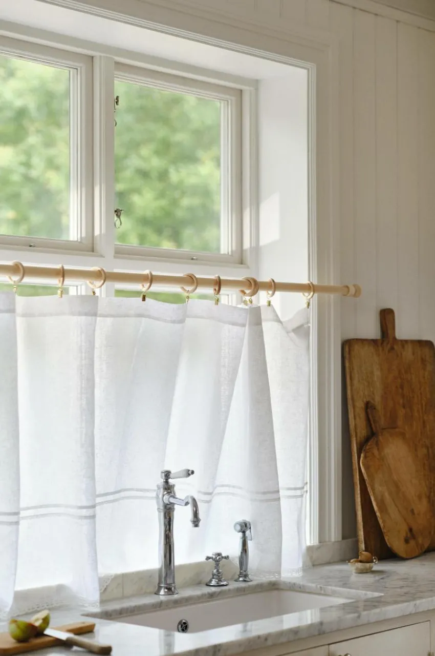Gardinkappor|Jotex LOVISA Cafégardin Vit