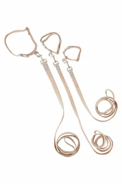 Djurtillbehör|Jotex LUCA Koppel Och Hundhalsband Beige