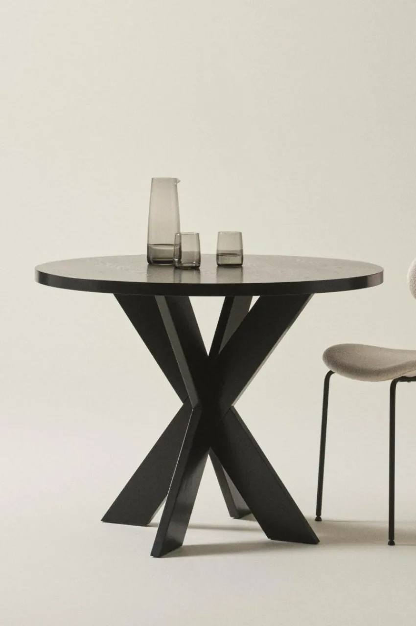 Bord|Jotex LUGNVIK Matbord ø 100 Cm Svart