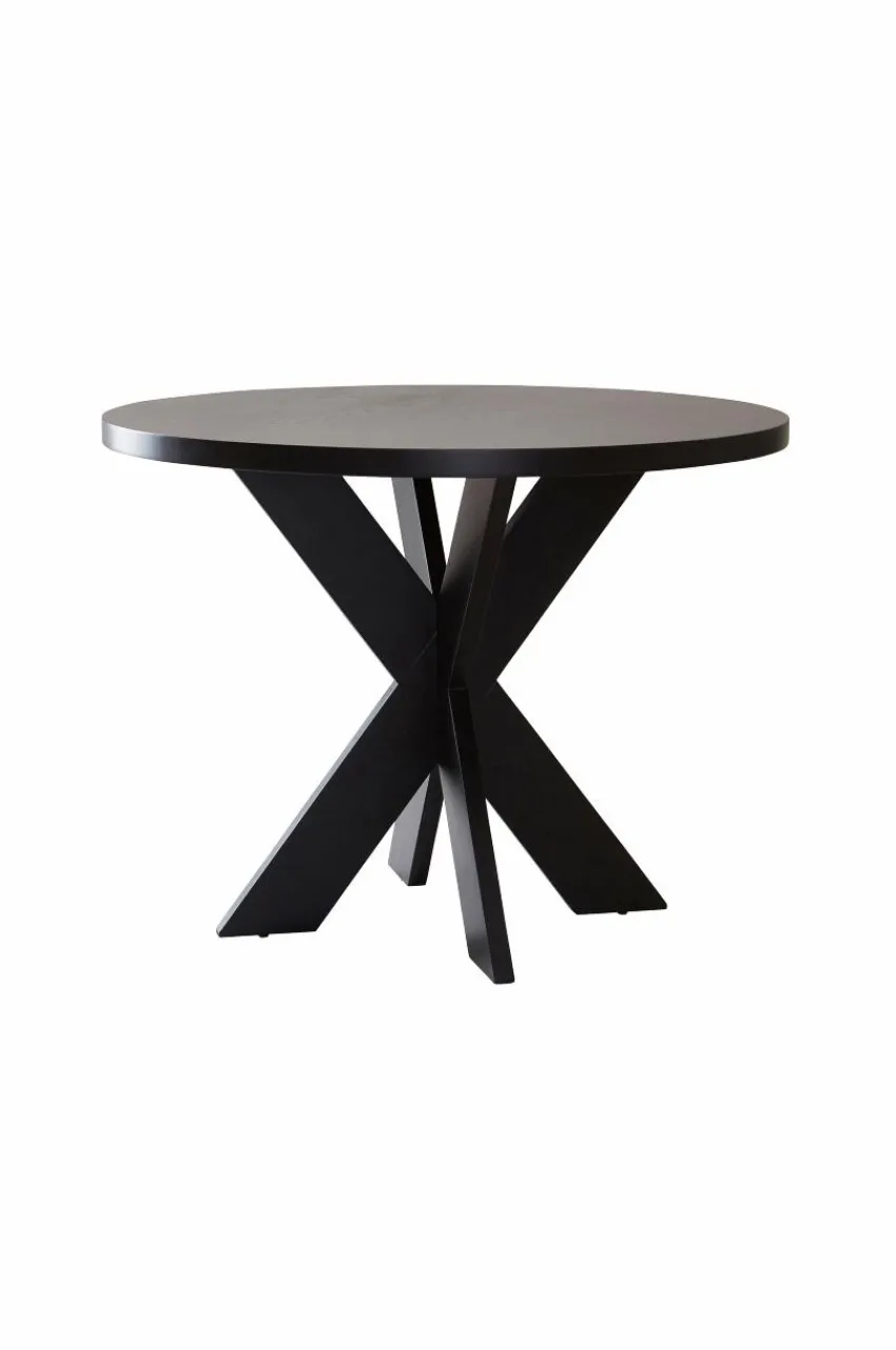 Bord|Jotex LUGNVIK Matbord ø 100 Cm Svart