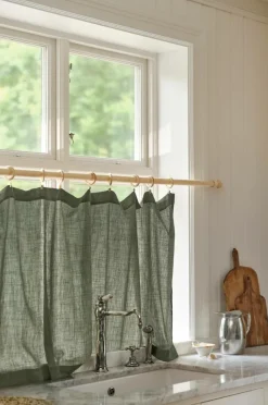 Gardinkappor|Jotex LUNI Cafégardin Mörkgrön