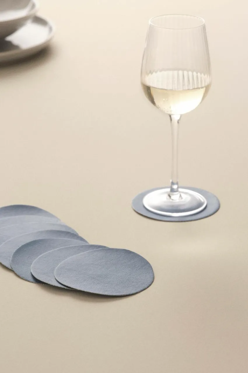 Kökstillbehör|Glas|Jotex LUNI Glasunderlägg 8-pack Mörkblå