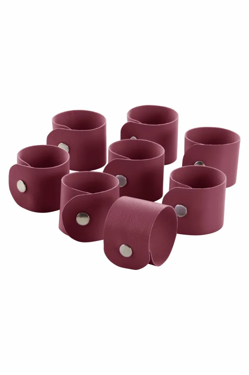 Kökstillbehör|Jotex LUNI Servettring 8-pack Mörkcerise