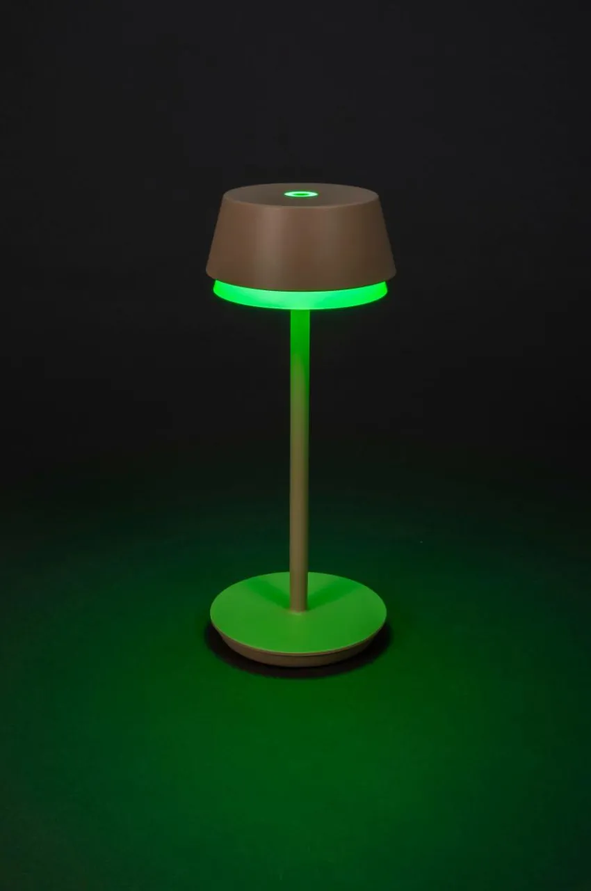 Utebelysning|Utebelysning|Jotex LYON Bordslampa Uppladdningsbar Utomhus Sand