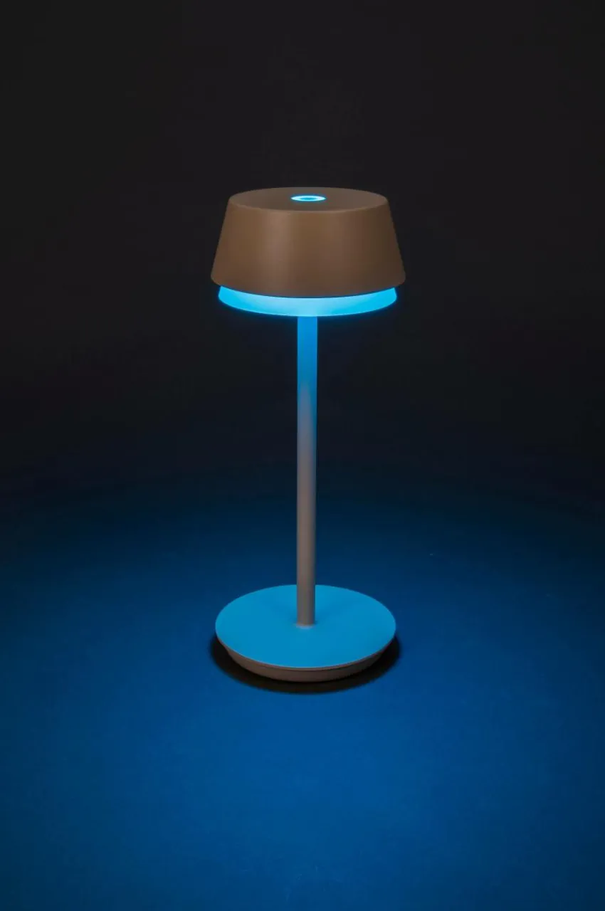 Utebelysning|Utebelysning|Jotex LYON Bordslampa Uppladdningsbar Utomhus Sand