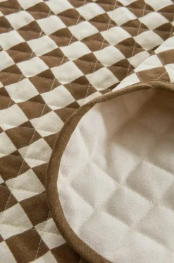 Bomulls- & Trasmattor|Jotex LYRA Rund Bomullsmatta ø 125 Cm Beige/brun