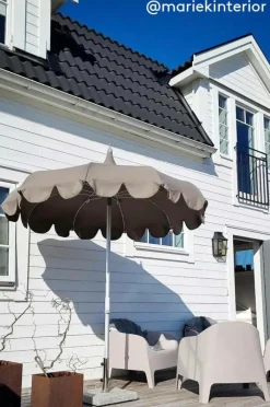 Parasoller & Pergola|Utemöbler|Jotex MADONNA Solparasoll Gråbeige