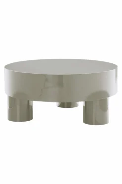 Bord|Jotex MALARO GLOSSY Runt Soffbord ø 90 Cm Grå