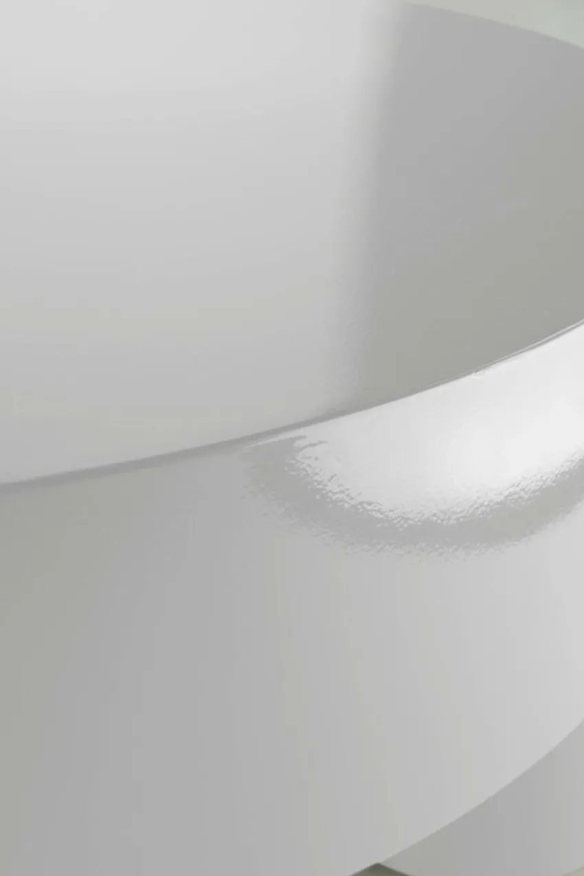 Bord|Jotex MALARO GLOSSY Runt Soffbord ø 90 Cm Grå
