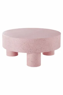 Bord|Jotex MALARO Soffbord ø 90 Cm Rosa terrazzo