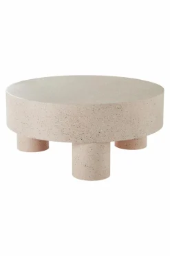 Bord|Jotex MALARO Soffbord ø 90 Cm Beige terrazzo