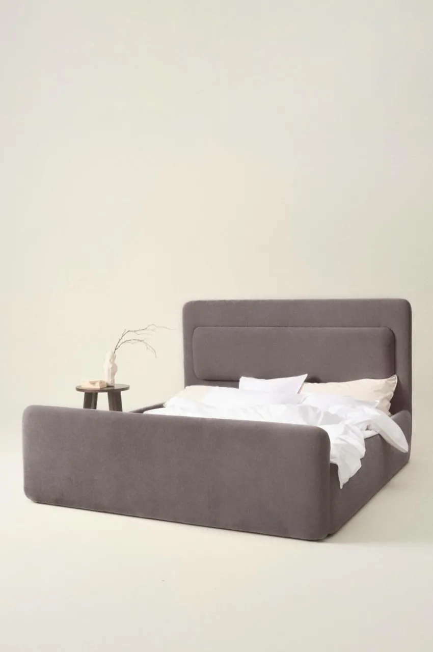 Sängramar|Jotex MALO Sängram 160 Cm Gråbrun