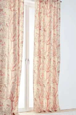 Barngardiner|Jotex MALOU Multifunktionsgardin 2-pack Ekologisk Rosa