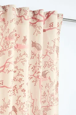 Barngardiner|Jotex MALOU Multifunktionsgardin 2-pack Ekologisk Rosa