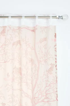Barngardiner|Jotex MALOU Multifunktionsgardin 2-pack Ekologisk Rosa
