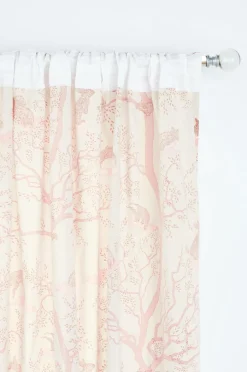 Barngardiner|Jotex MALOU Multifunktionsgardin 2-pack Ekologisk Rosa