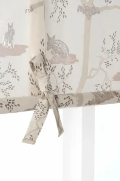 Barngardiner|Jotex MALOU Roll Up-gardin - Ekologisk Beige