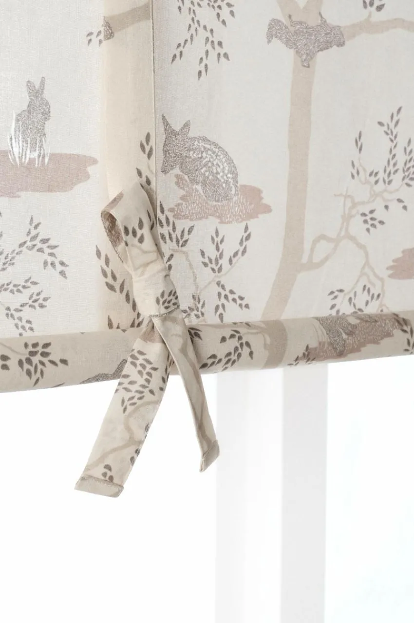 Barngardiner|Jotex MALOU Roll Up-gardin - Ekologisk Beige