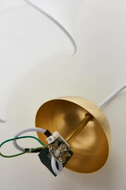 Taklampor|Jotex MARGAUX Taklampa Vit/mässing