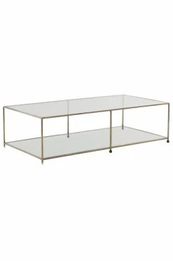 Bord|Jotex MATRIX Soffbord 60x120 Cm Antik mässing