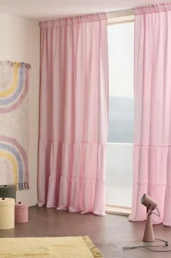 Barngardiner|Jotex MEAUX Multifunktionsgardin 2-pack Rosa