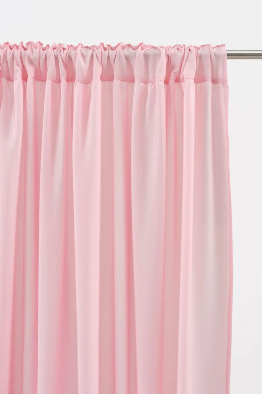 Barngardiner|Jotex MEAUX Multifunktionsgardin 2-pack Rosa