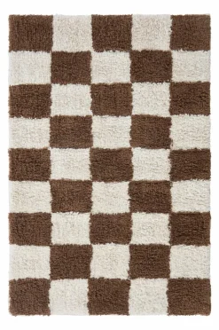 Badrumsmattor|Badrumsmattor|Jotex MELA Badrumsmatta Ekologisk 60x90 Cm Brun/naturvit