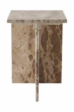 Bord|Jotex MELETO Sidobord Marmor 35x35 Cm Beige marmor