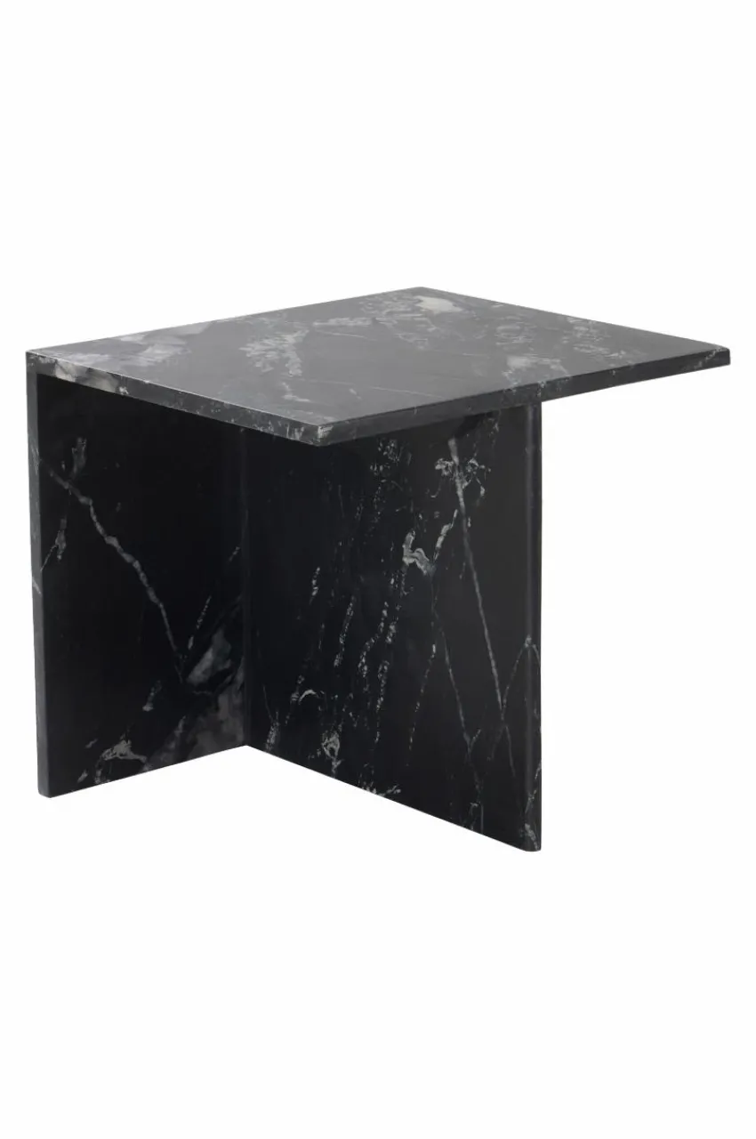 Bord|Jotex MELETO Sidobord 40x45 Cm Svart marmor