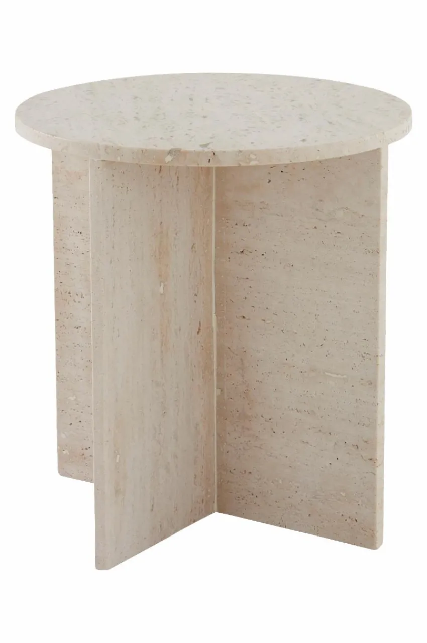 Bord|Jotex MELFORT Sidobord ø 40 Cm Gråvit