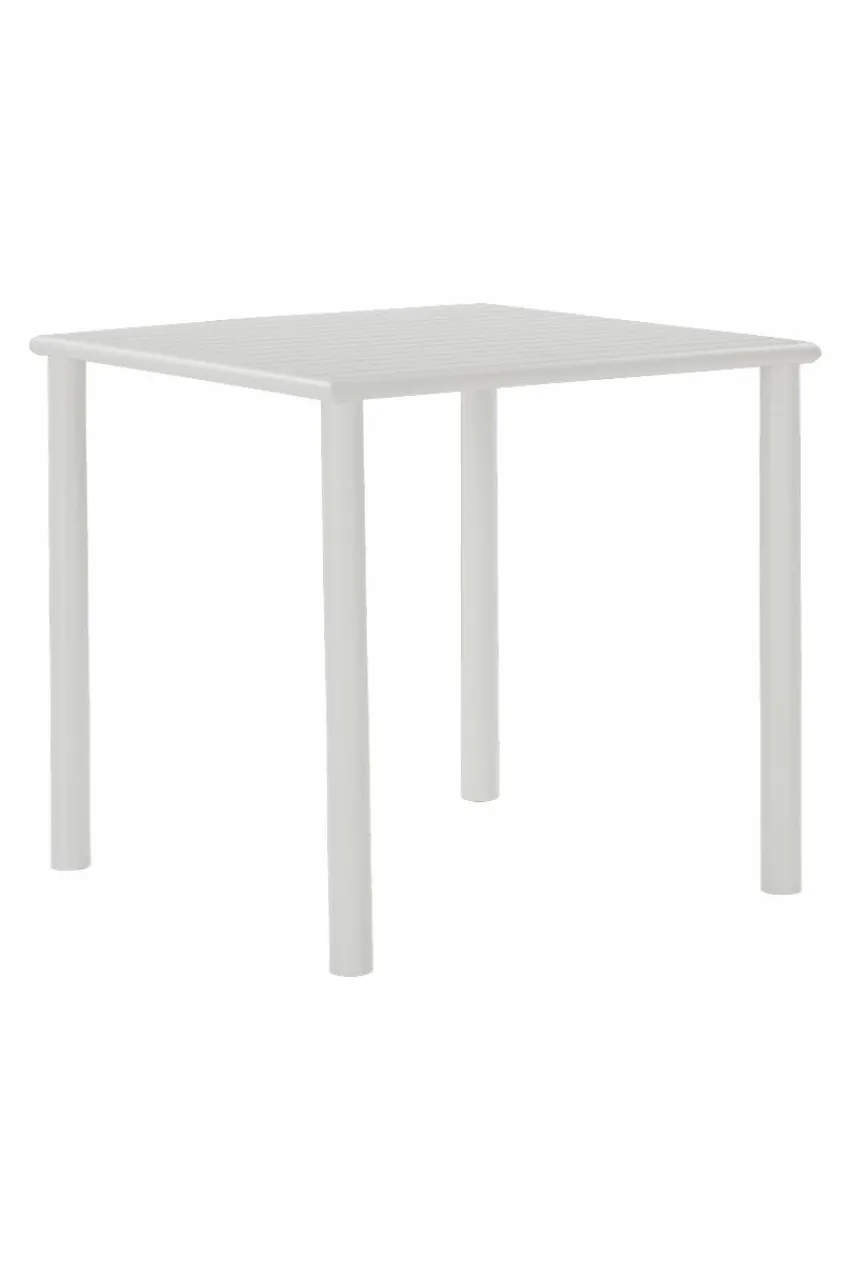 Utebord|Utemöbler|Jotex MENTON Matbord 75x75 Cm Vit