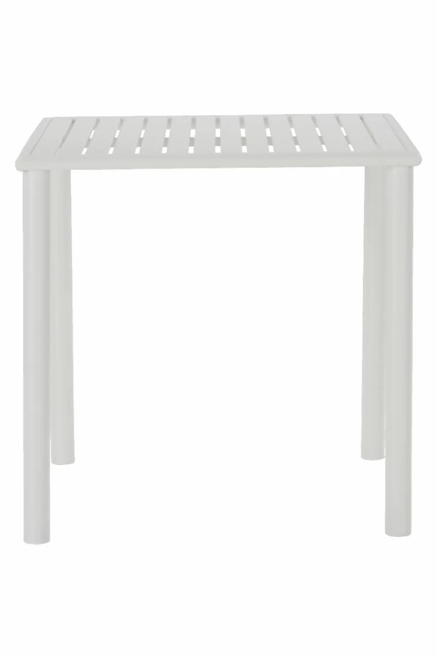 Utebord|Utemöbler|Jotex MENTON Matbord 75x75 Cm Vit