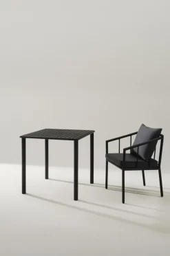 Utebord|Utemöbler|Jotex MENTON Matbord 75x75 Cm Svart