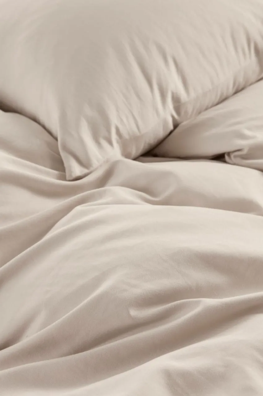 Påslakanset|Jotex MIA Påslakanset Dubbelsäng Ljusbeige