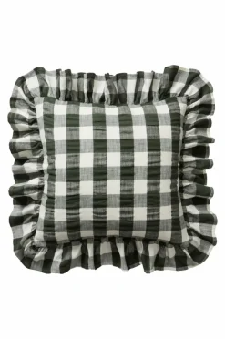 Prydnadskuddar & Fodral|Jotex MIMMI Kuddfodral 50x50 Cm Grön/vit