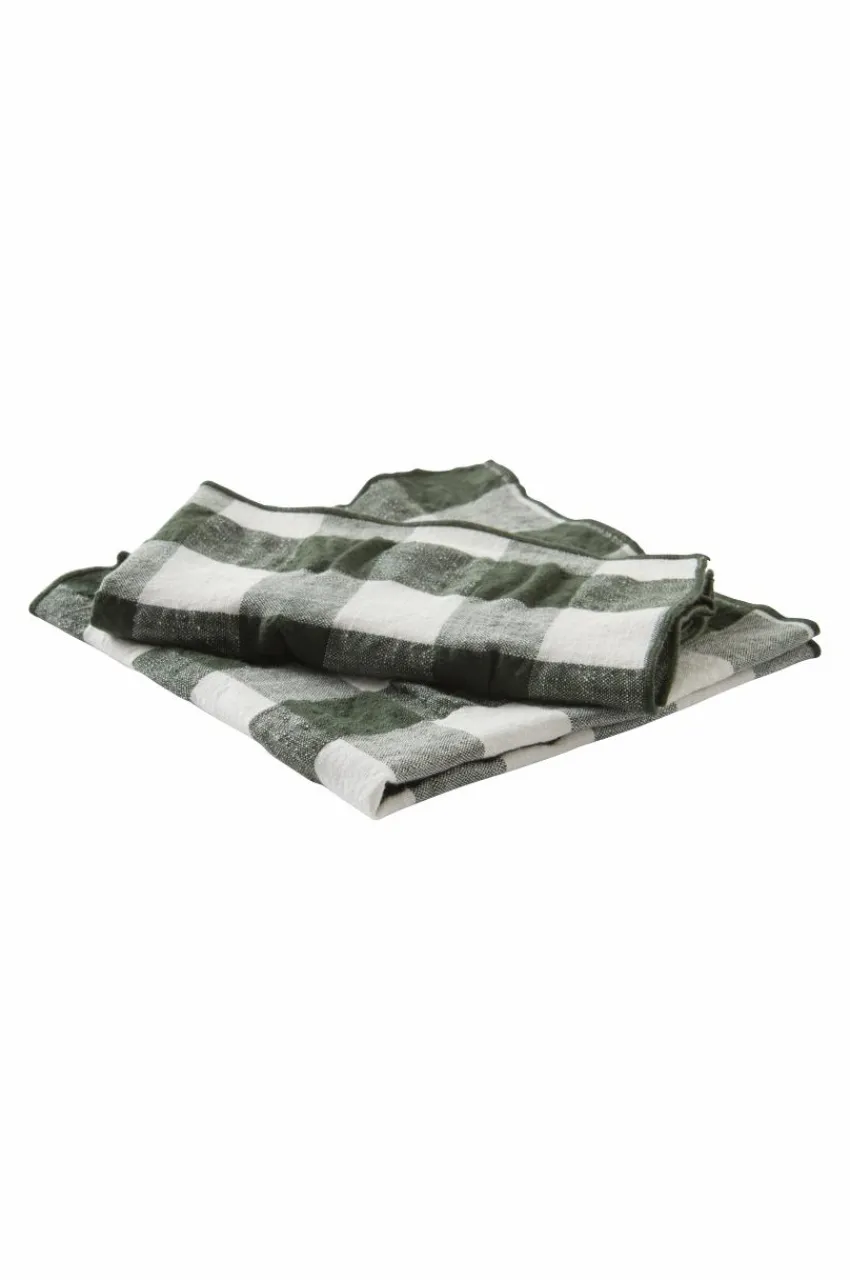 Servetter|Jotex MIMMI Servett 2-pack Grön/vit