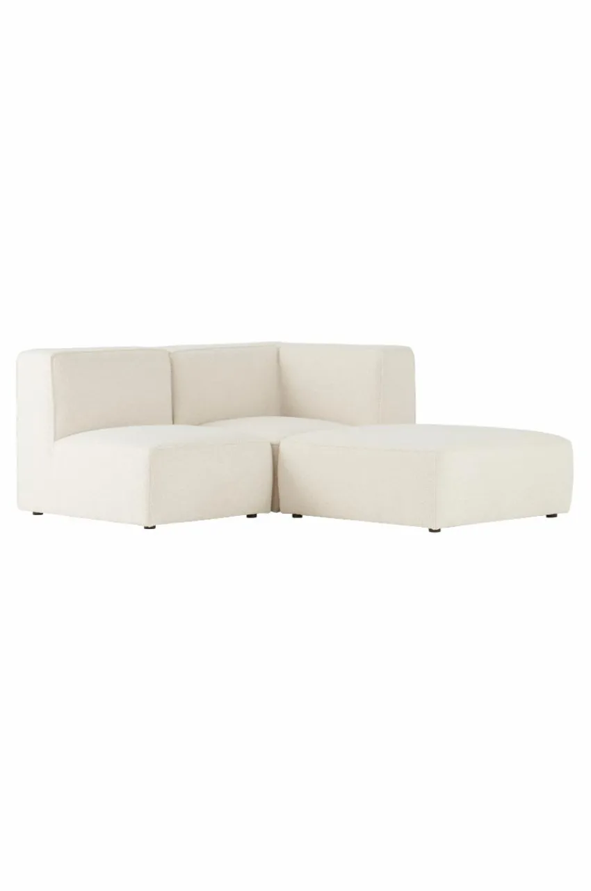 Soffor|Jotex MIRA BOUCLÉ Soffmodul - Sittpuff Naturvit