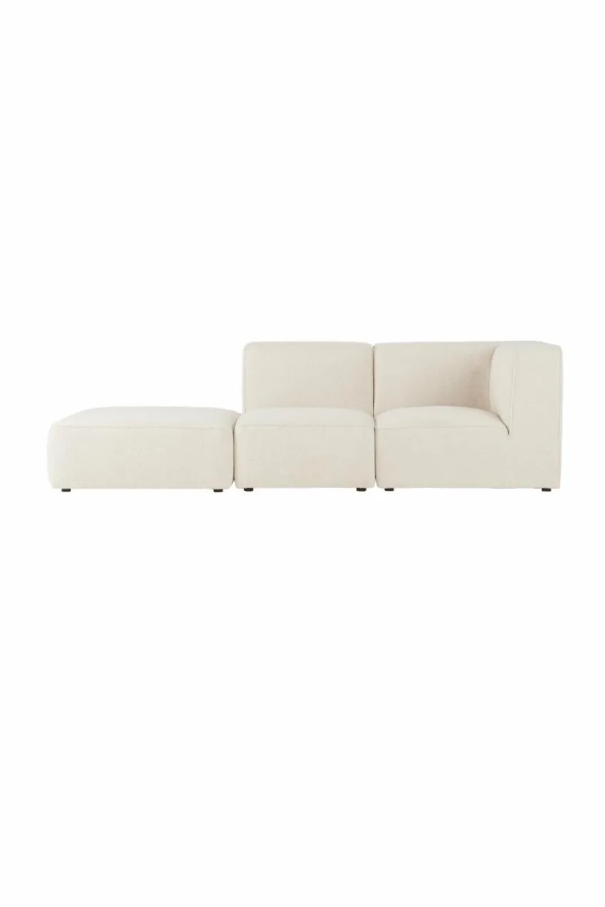Soffor|Jotex MIRA BOUCLÉ Soffmodul Hörn Naturvit