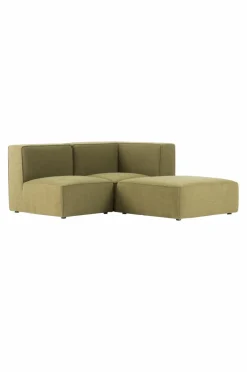 Soffor|Jotex MIRA TEXTURE Soffmodul - Mittdel Mossgrön