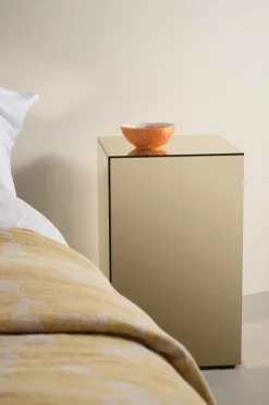 Förvaring|Jotex MIRRE Sängbord Höger/champagnespegelglas