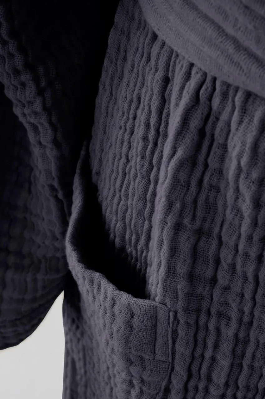 Morgonrockar|Jotex MISHA Kimono Blå