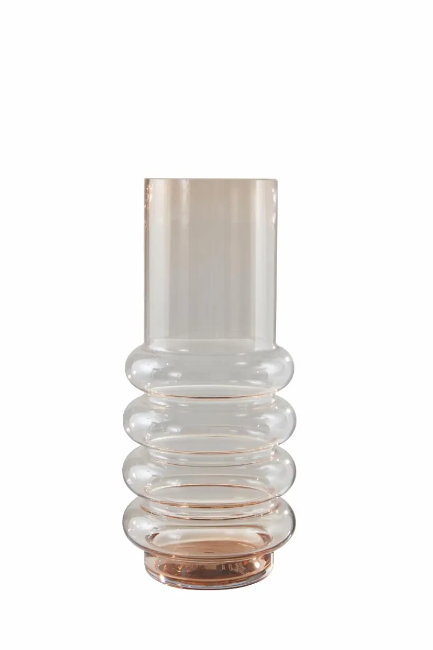 Vaser|Jotex MIST Glasvas - Höjd 36 Cm Amber