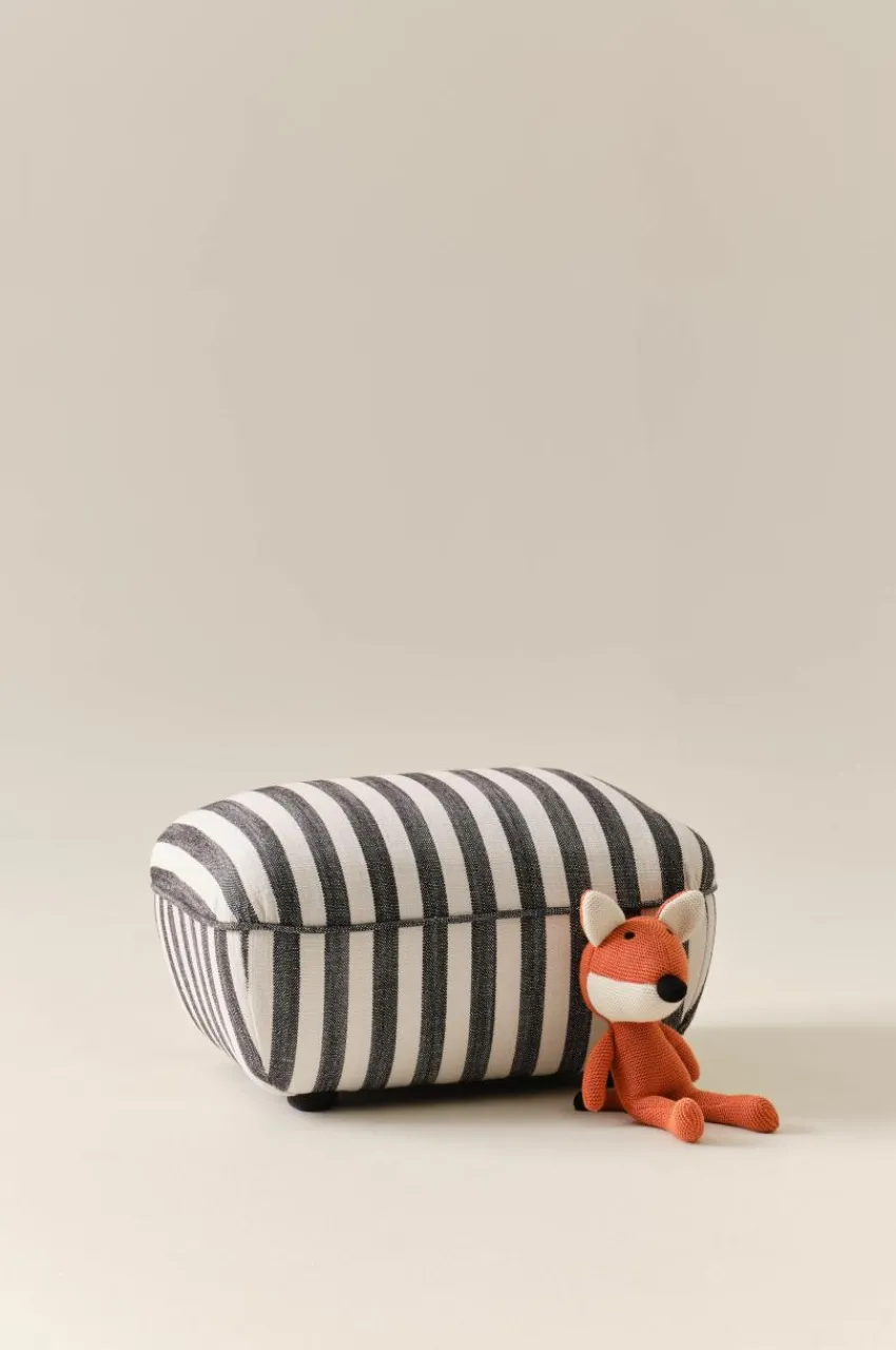 Barnmöbler|Barnmöbler Deal|Jotex MOLTON MINI Puff Barn Svart/vit