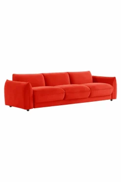 Soffor|Jotex MOLTON Soffa 3-sits Rödorange