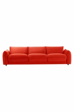 Soffor|Jotex MOLTON Soffa 3-sits Rödorange