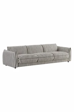 Soffor|Jotex MOLTON Soffa 3-sits Svart/vit